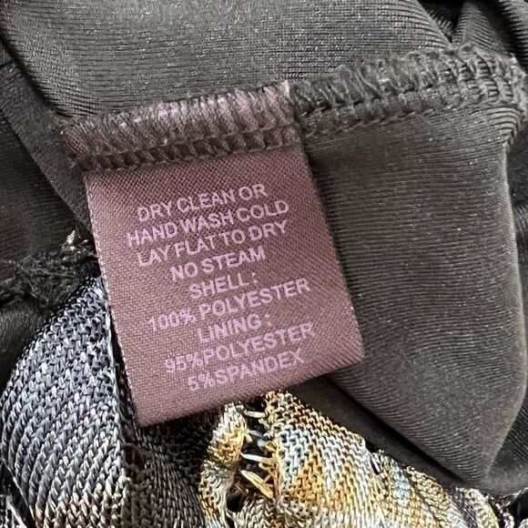 Hale Bob Dress Retro 70’s Bell Sleeve Lace Earth Tone  Tunic Mini Size XS - Picture 14 of 15